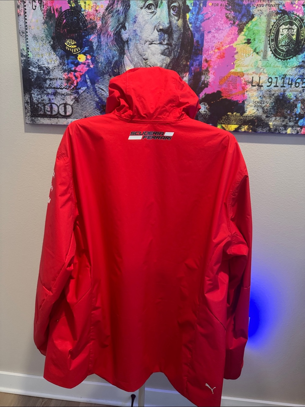 Puma Red Ferrari-Branded Performance Jacket - Picture 7 of 7